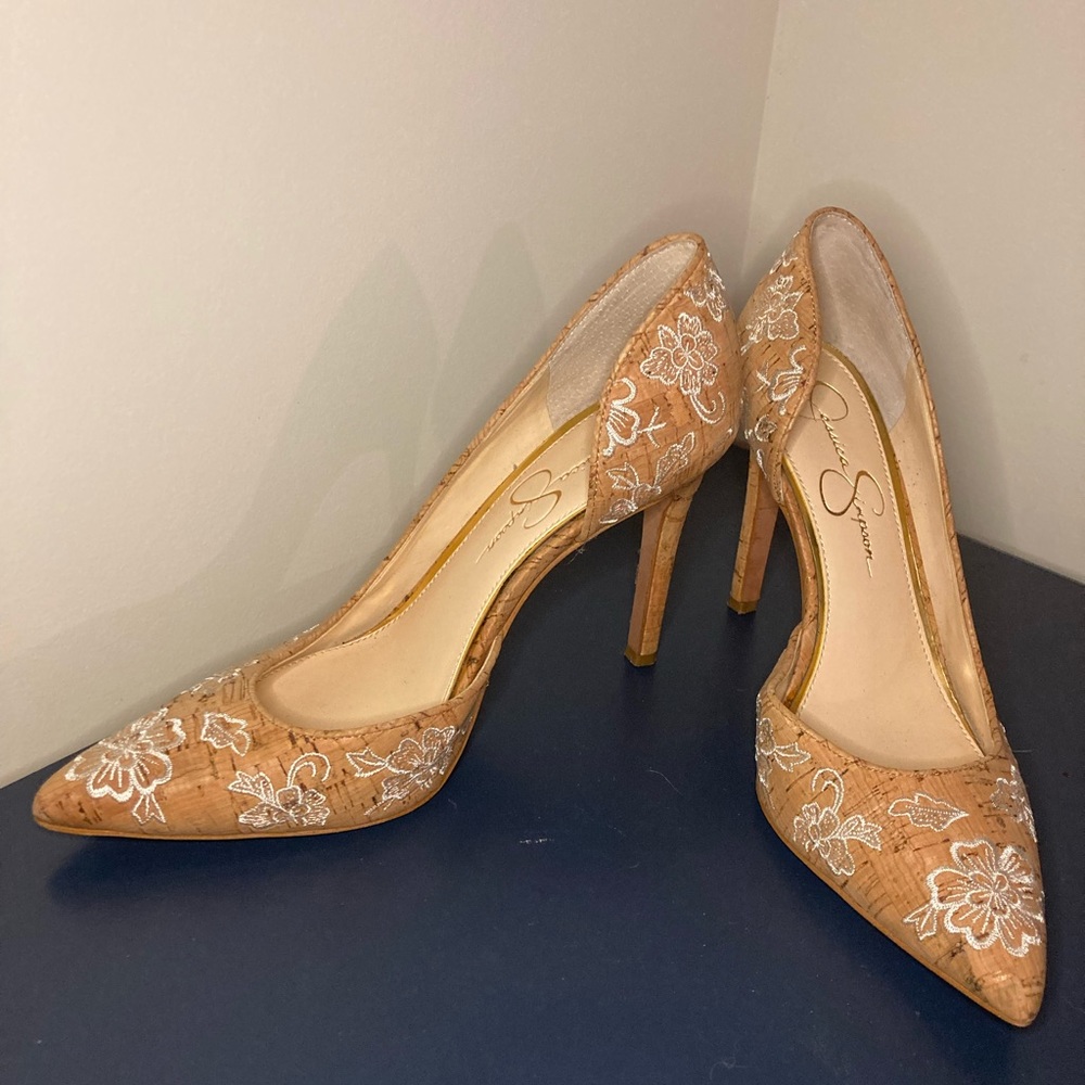 Jessica Simpson Cork Heels